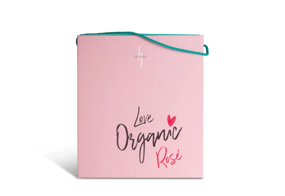 [C000169] Gift Box 'Love Organic Bubbles' La Jara - 1 btl Prosecco Brut & 1 btl Spumante Rosé
