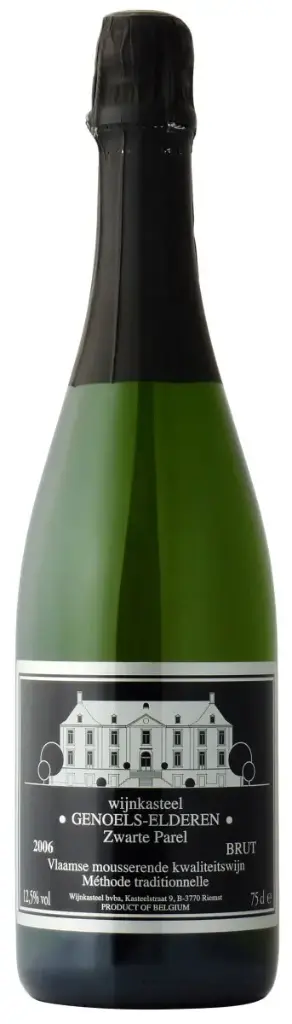 Zwarte Parel Brut Wijnkasteel Genoels-Elderen België